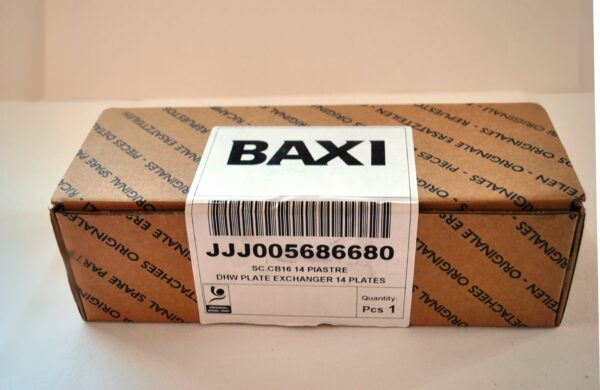SCAMBIATORE ORIGINALE BAXI 14 PIASTRE JJJ005686680